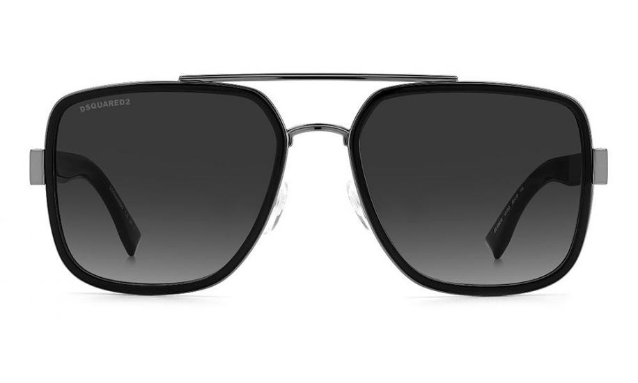 Dsquared2 D2 0060/S (V81/9O) 58 | Unisex Siyah Güneş Gözlüğü